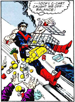 THE RULE IS TWELVE ITEMS OR LESS, SIMON.