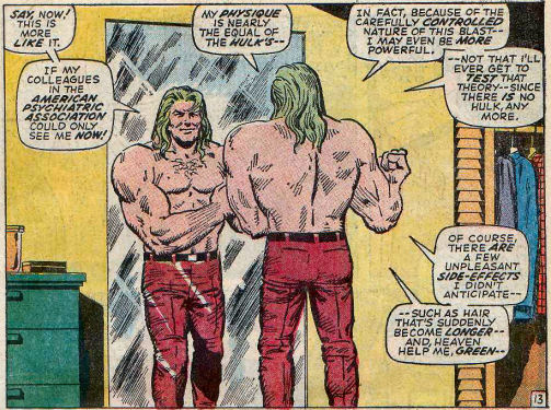 ''In hindsight, maybe I should focused the beam on my whole body, instead of just my upper torso.''
