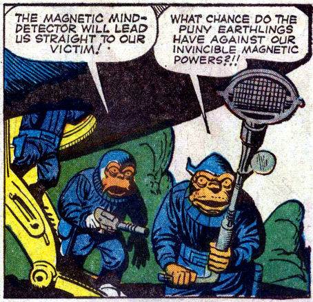 Now you know what happens when a toad man plays around with magnets.