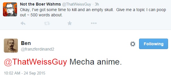 If you know what my current user name references, good for you.