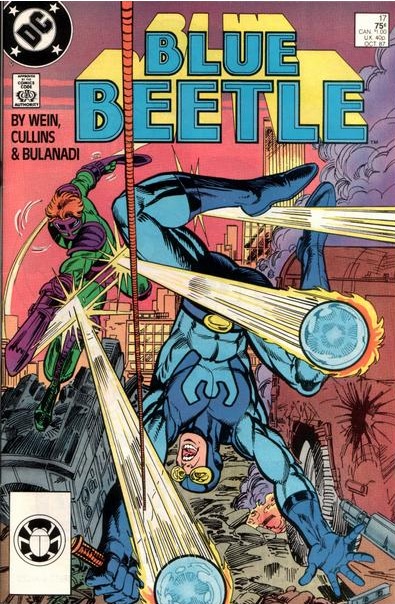 If this came out today, it would be an e-sports dude lobbing cans of Red Bull and poopsocks at Blue Beetle.