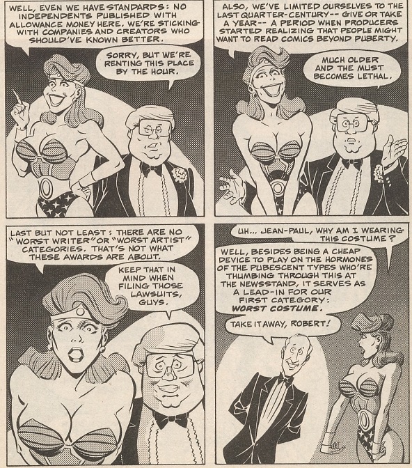 Historical Moment: This is the last time a funnybook showed any restraint.
