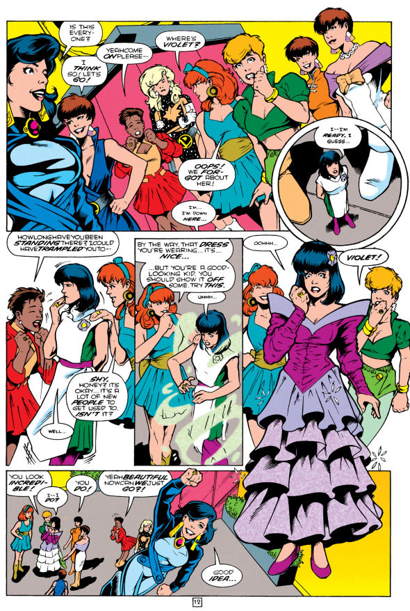 When the superheroing day is done, Legion girls just want to have fun.