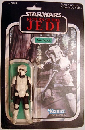 Speeder bike and inconveniently placed tree not included.