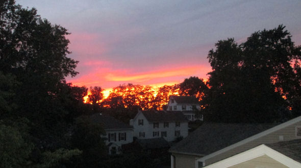 October sky.