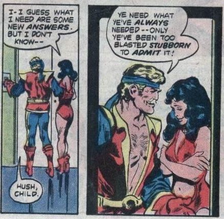 ''So let's get you some pants and sensible shoes, darling.''
